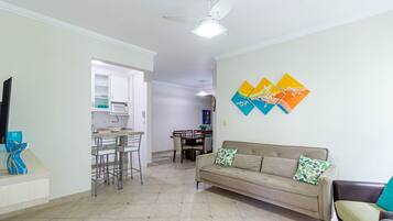 Apartment | Living area | 32-inch Smart TV with digital channels