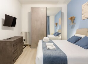 2 室のベッドルーム、WiFi、ベッドシーツ
