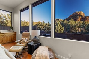 Ferienhaus | Blick auf die Berge