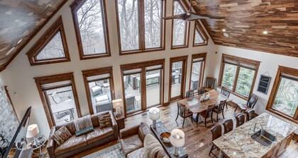 New Ski-in Ski-out Hot Tub Fire Pit Spa