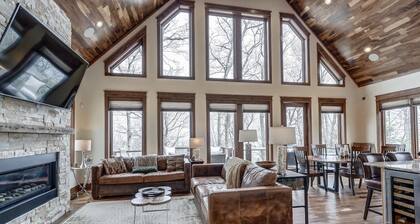 New Ski-in Ski-out Hot Tub Fire Pit Spa