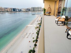 Apartment | 2 bedrooms, Internet - Beachfront 2B With Stunning Sea and Sunset Views Grand Bleu (Dubai)