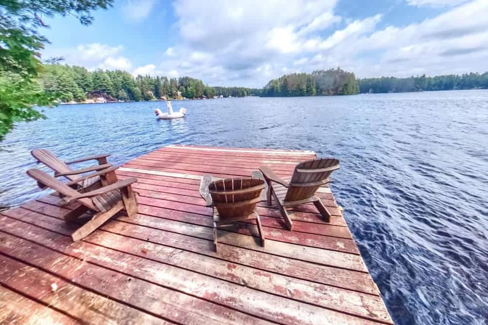 Island Waterfront w Pontoon Boat Hottub Dogs Lv - Brantingham Lake, NY