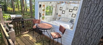 Stabbin Cabin 2 on Grant Island-hottub Boat Pets