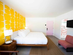 Studio | Exterior - Superior Room, 1 King Bed With Sofa Bed, Kitchen, Pool View (Palm Springs)