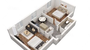 2 habitaciones 