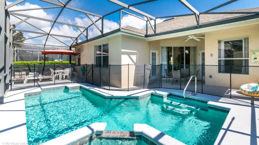 4Bd Pool Villa in Calabay Parc Close to Disney Sleeps 8