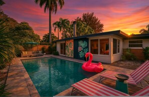 3 bedrooms - Castaways Casita Saltwater Pool Dog Friendly (Fort Lauderdale)