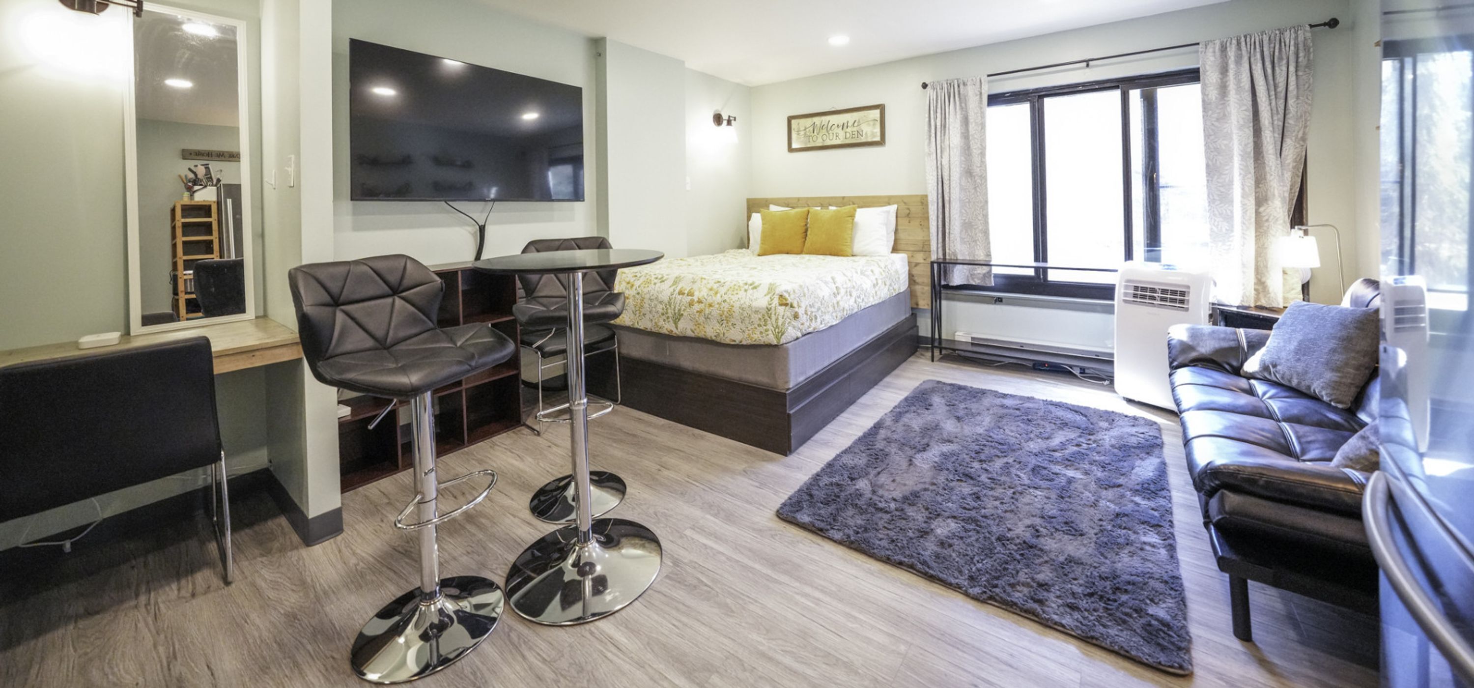 1 غرفة نوم ومكتب