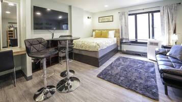 1 غرفة نوم ومكتب