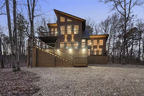 Front of property – evening/night