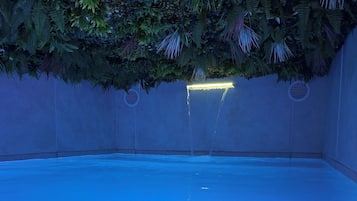 Una piscina riscaldata