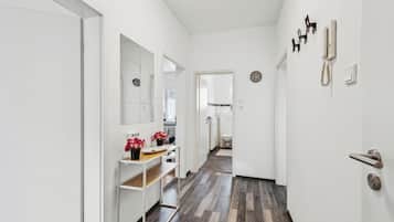 Towels, soap, toilet paper