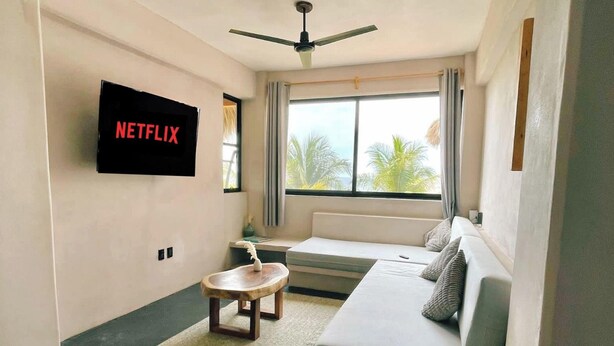 Apartment - Zicatela Apt With Private Rooftop Ocean View -15 (Santa María Colotepec)