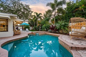 House | 3 bedrooms - Tropical Getaway Heated Pool Patio Retreat (Fort Lauderdale)