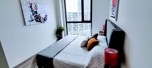 Apartment, Accessible | 1 bedroom - Stylish High-rise KS bed Pool (Mexico City)