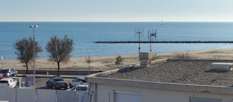 50 m from the beach