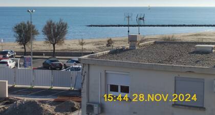 50 m from the beach