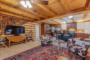 TV - Creekside Manor-Spectacular! Hot Tub, Pets Welcome (Maggie Valley)
