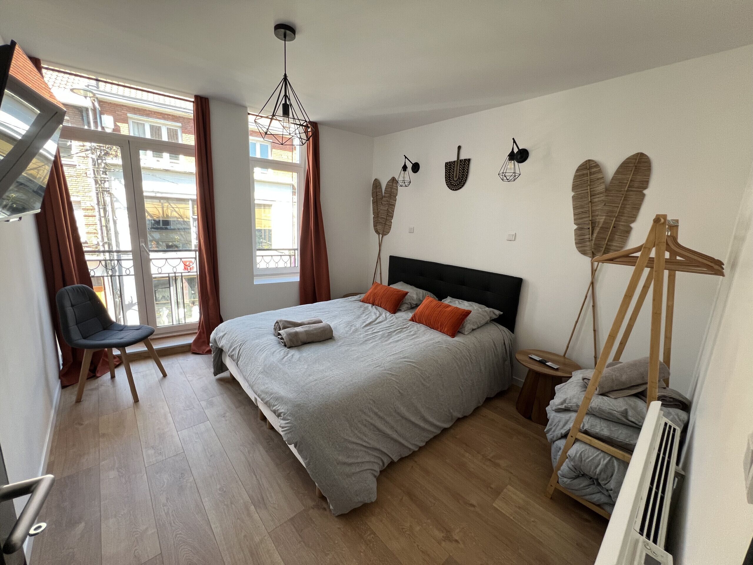 1 Schlafzimmer, Bügeleisen/Bügelbrett, kostenloses WLAN, Bettwäsche