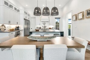 Dining - Modern 30A Escape with Pool, Hot Tub, Game Room & Bikes! (SANTA RSA BCH)