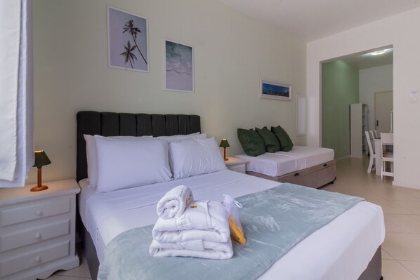 1 bedroom, iron/ironing board, travel crib, free WiFi