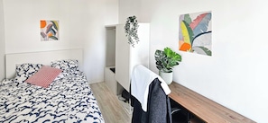 Apartment | Laptop workspace, iron/ironing board