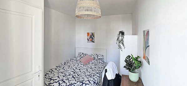 Apartment | Laptop workspace, iron/ironing board