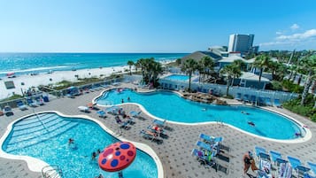Condo, várias camas (Majestic Beach Towers 2-1608) | Piscina | Piscina interna, piscina externa