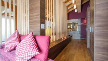 Deluxe Suite, Balcony, Mountain View | In-room safe, desk, free WiFi, bed sheets