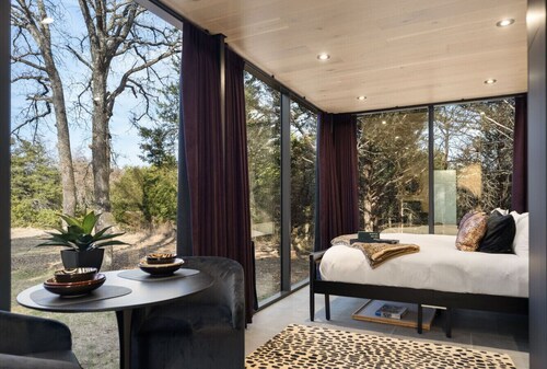 Mirror House in the North Texas Hill Country