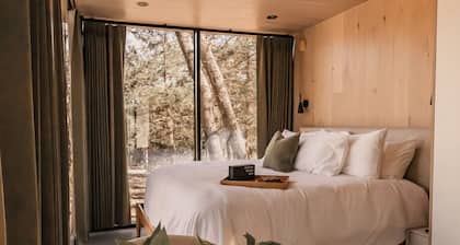 Spectacular Mirror House in the North Texas Hill Country