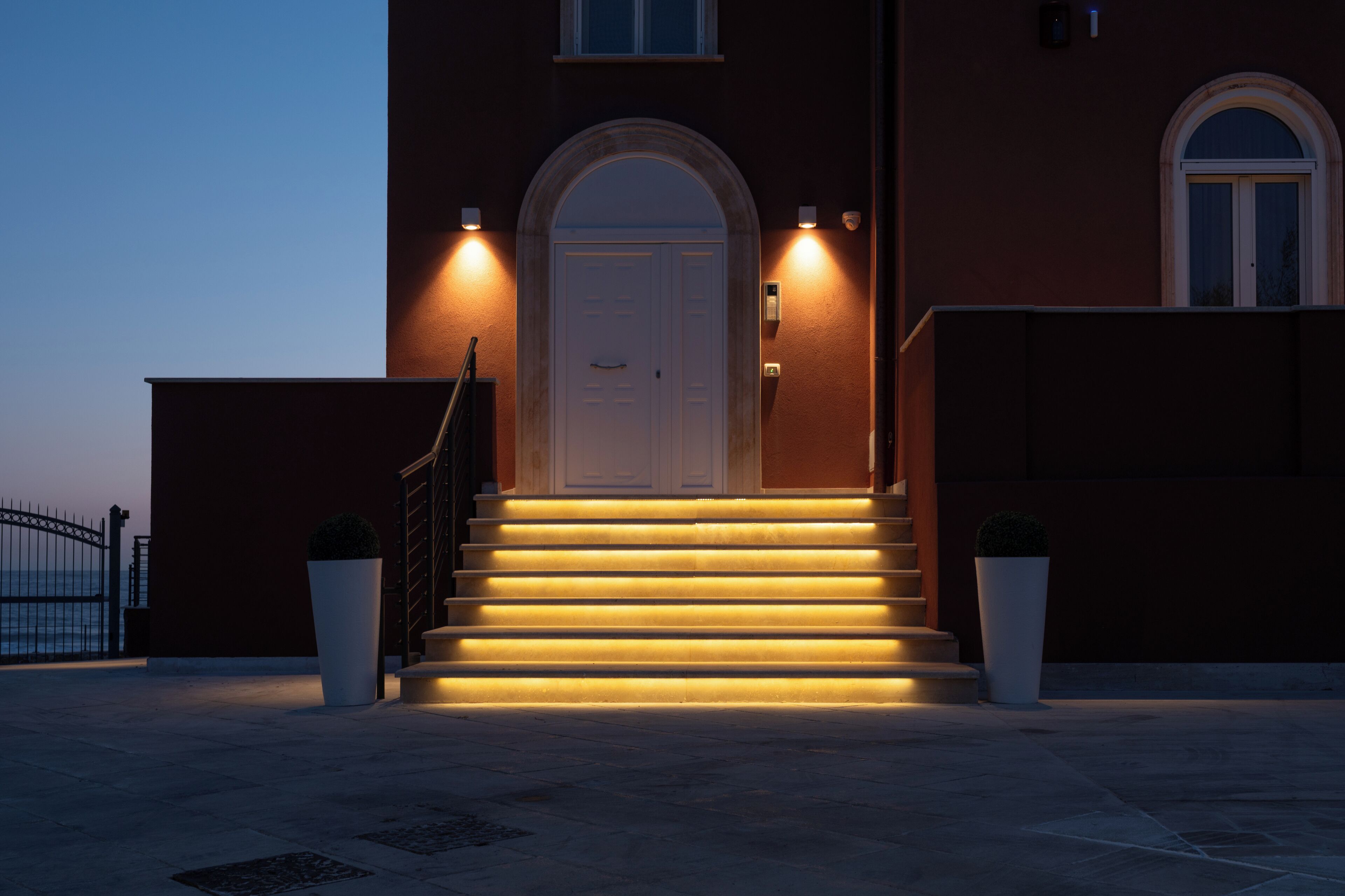 Façana frontal de l'allotjament