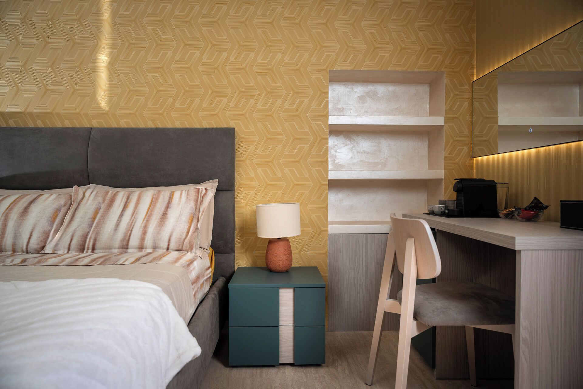 Doppia Superior | Biancheria da letto di alta qualità, copriletto in piuma, minibar