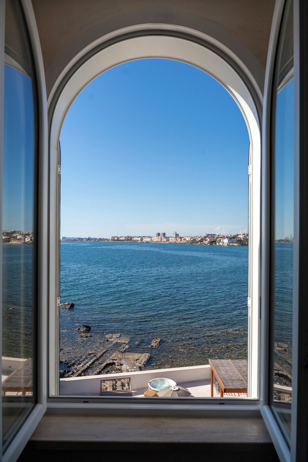 Standard Suite, Sea View | Premium bedding, down duvets, minibar, in-room safe