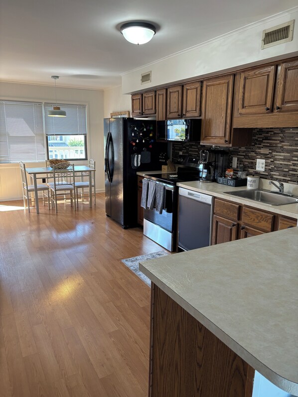 Microwave, oven, dishwasher