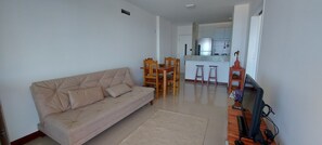 Basic Apartment | Living area | 39-inch plasma TV with digital channels, Netflix, streaming services
