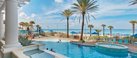 Condo, 1 Queen Bed with Sofa bed (Boardwalk 2205) | Pool | Outdoor pool, a heated pool