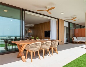 Outdoor dining - Valley | Sea view - pool - terrace (Fuengirola)