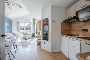 Microwave, dishwasher, coffee/tea maker, toaster - 50m from resort center, 6th floor, view panoramic/resort, tv, 38m², Avoriaz (Avoriaz)