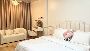 2 室のベッドルーム、アイロン / アイロン台、WiFi