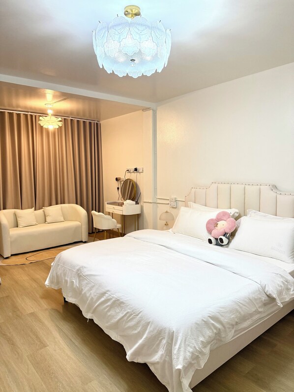 2 dormitorios, tabla de planchar con plancha, wifi