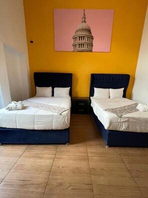 Wi-Fi de cortesia, roupa de cama