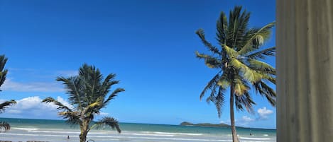 Sun-loungers, beach towels