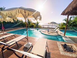 Pool - Santorini House with ocean access in Cozumel (Q.R.)