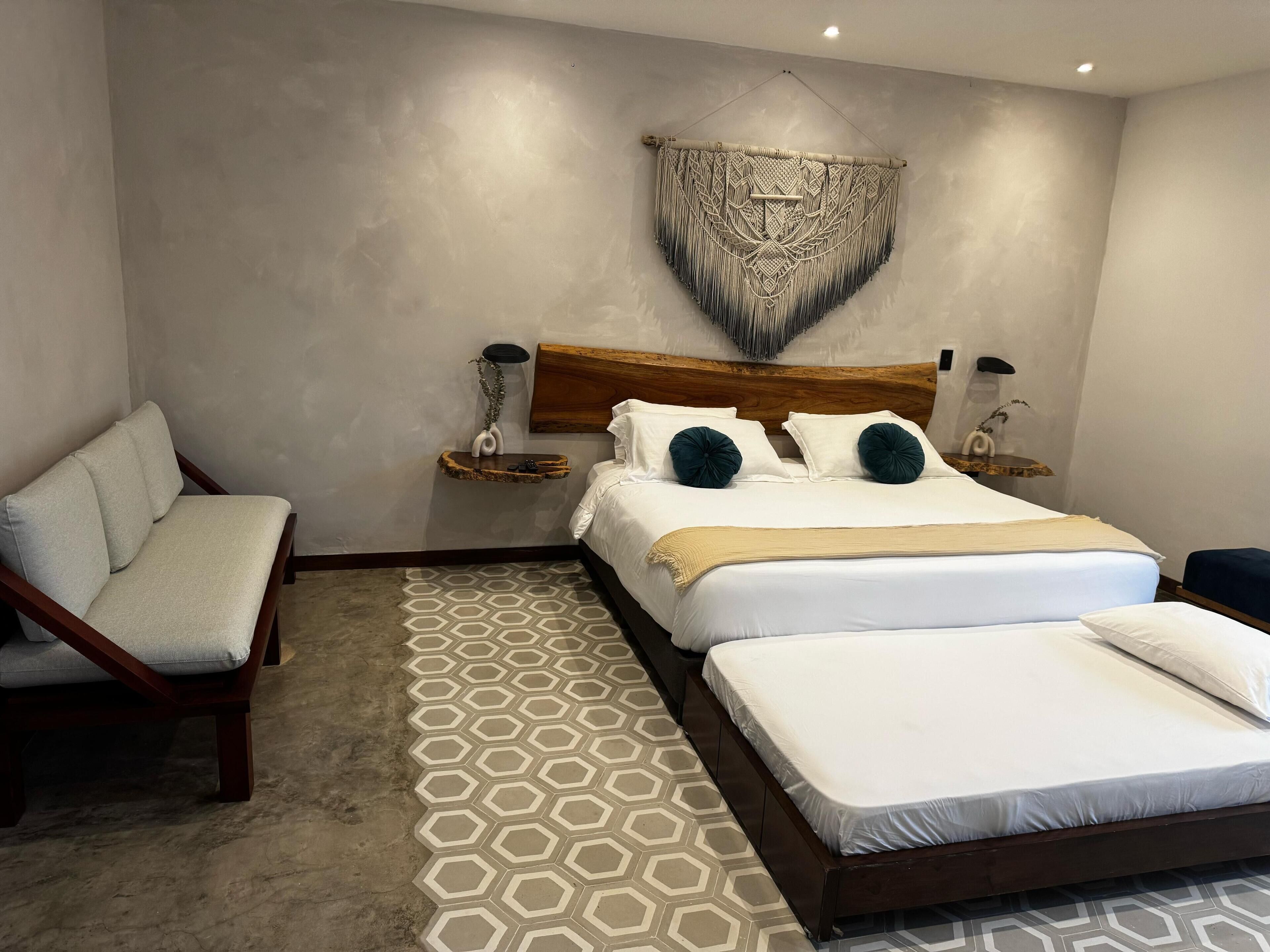 Luxury Double Room, Balcony, Mountain View | Desk, laptop workspace, blackout drapes, iron/ironing board