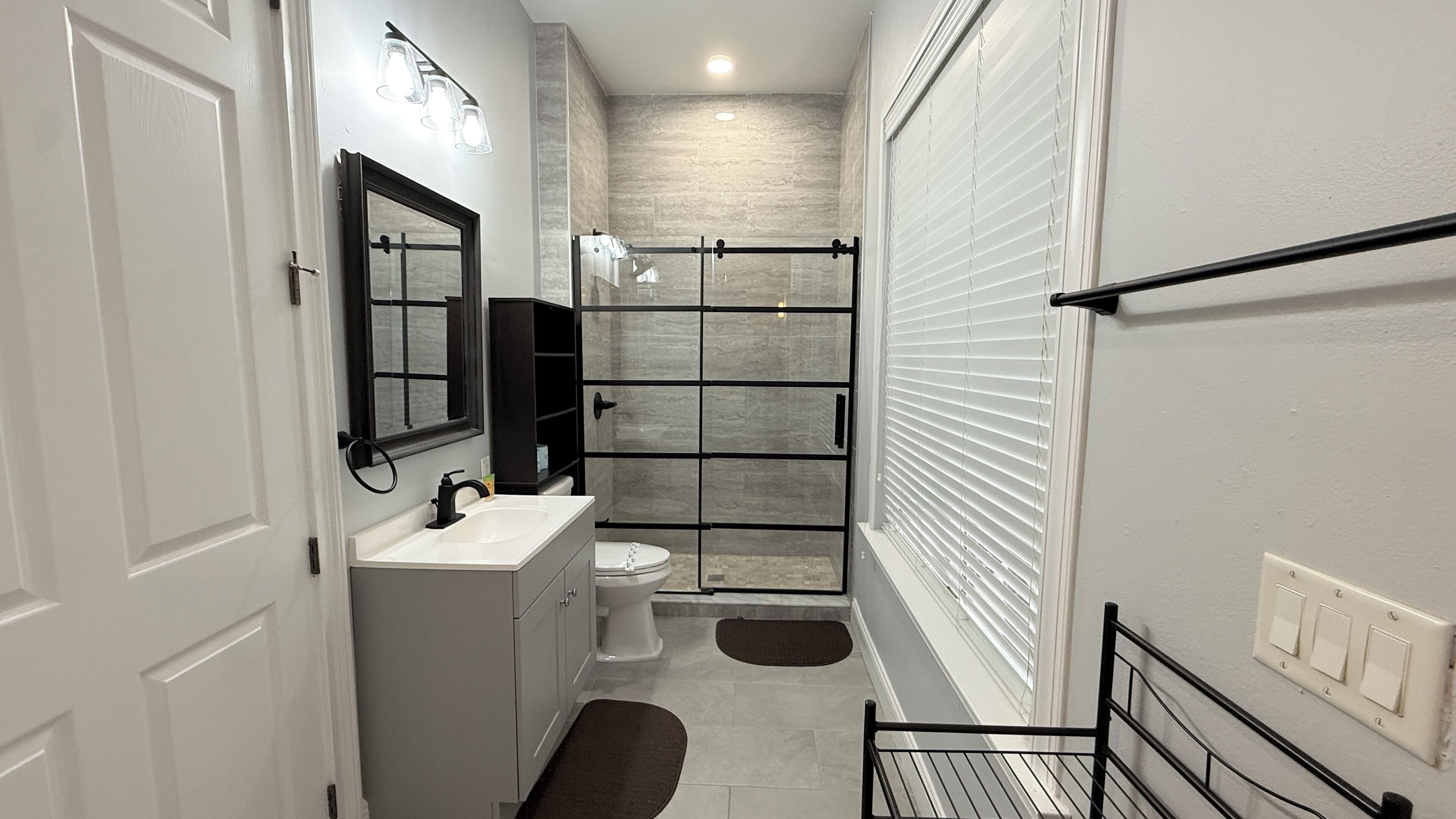 Towels, soap, toilet paper