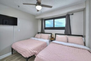 2 bedrooms, desk, free WiFi, bed sheets