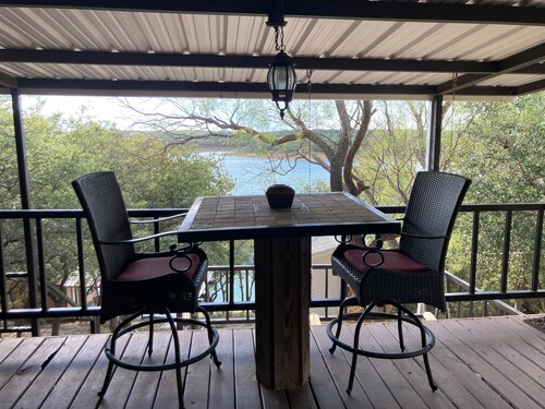 3 bedroom 2 bath lake home with covered dock