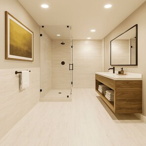 Serviettes fournies, savon, shampoing